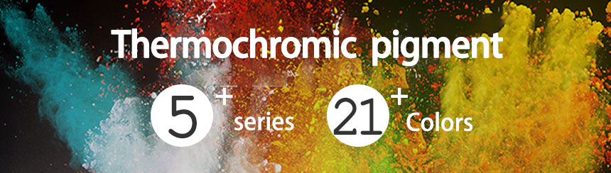 thermochromic pigment temperature range banner