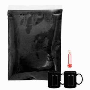 black to coloress temperative sensitive cup
