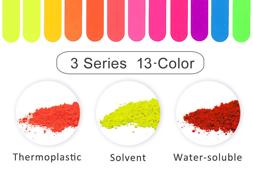أصباغ فلورية متعددة الألوان