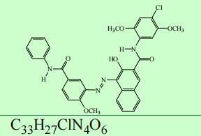 Chemical Structure of Pigment red 146