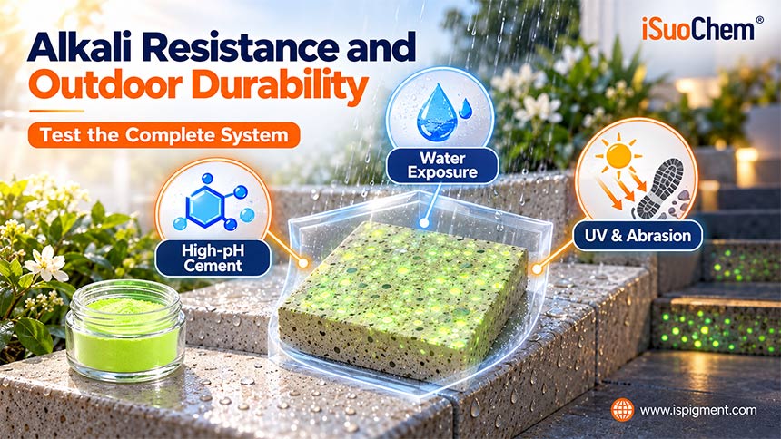 Glow Powder Alkali Resistance Outdoor Durability