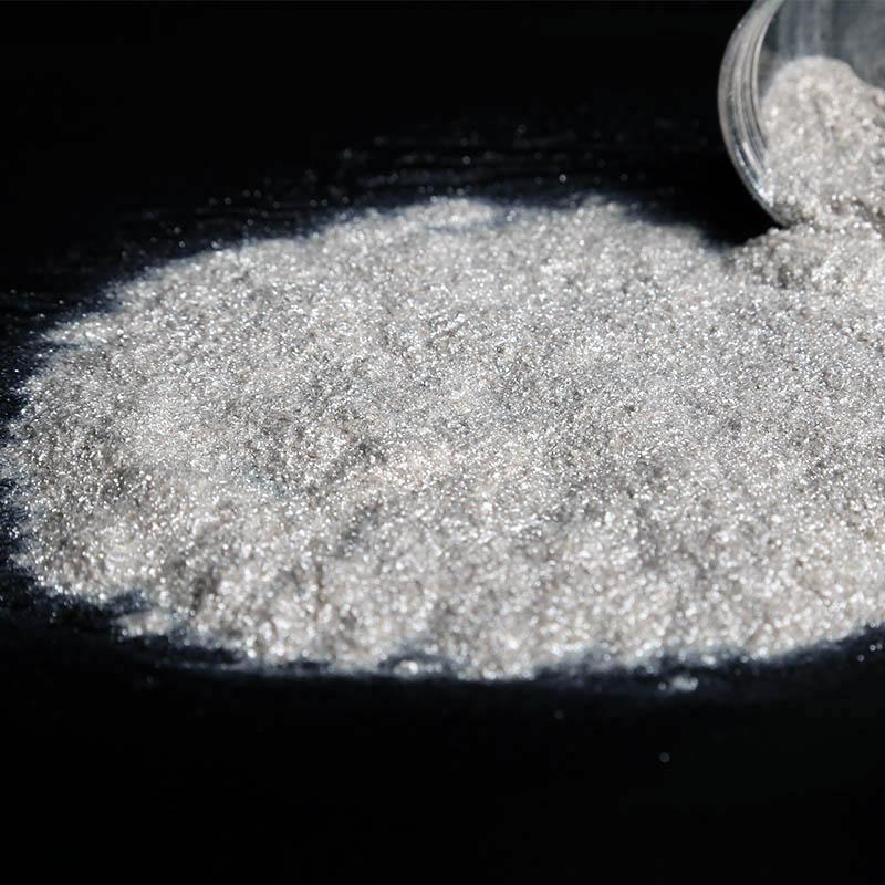 silver white pearl dust