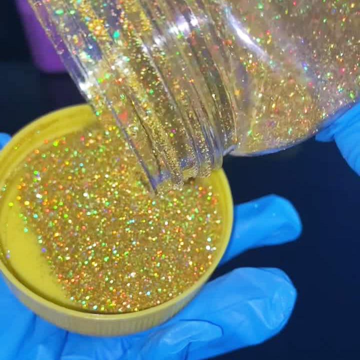 بريق ذهبي ثلاثي الأبعاد